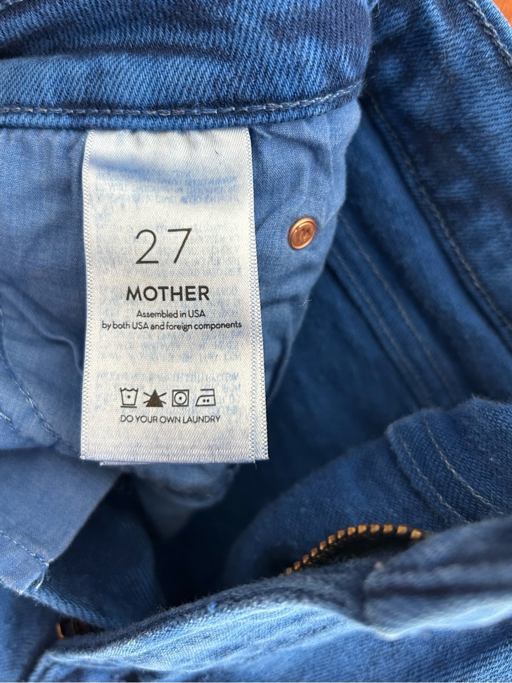 MOTHER Acid Washed The Rascal Ankle Jeans - Picture 6 of 9